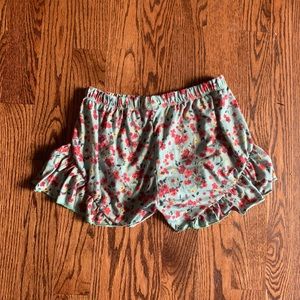 ASOS maternity size 6 floral shorts with ruffles